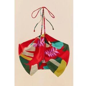 Farm Rio Heliconia Halter Crop Top